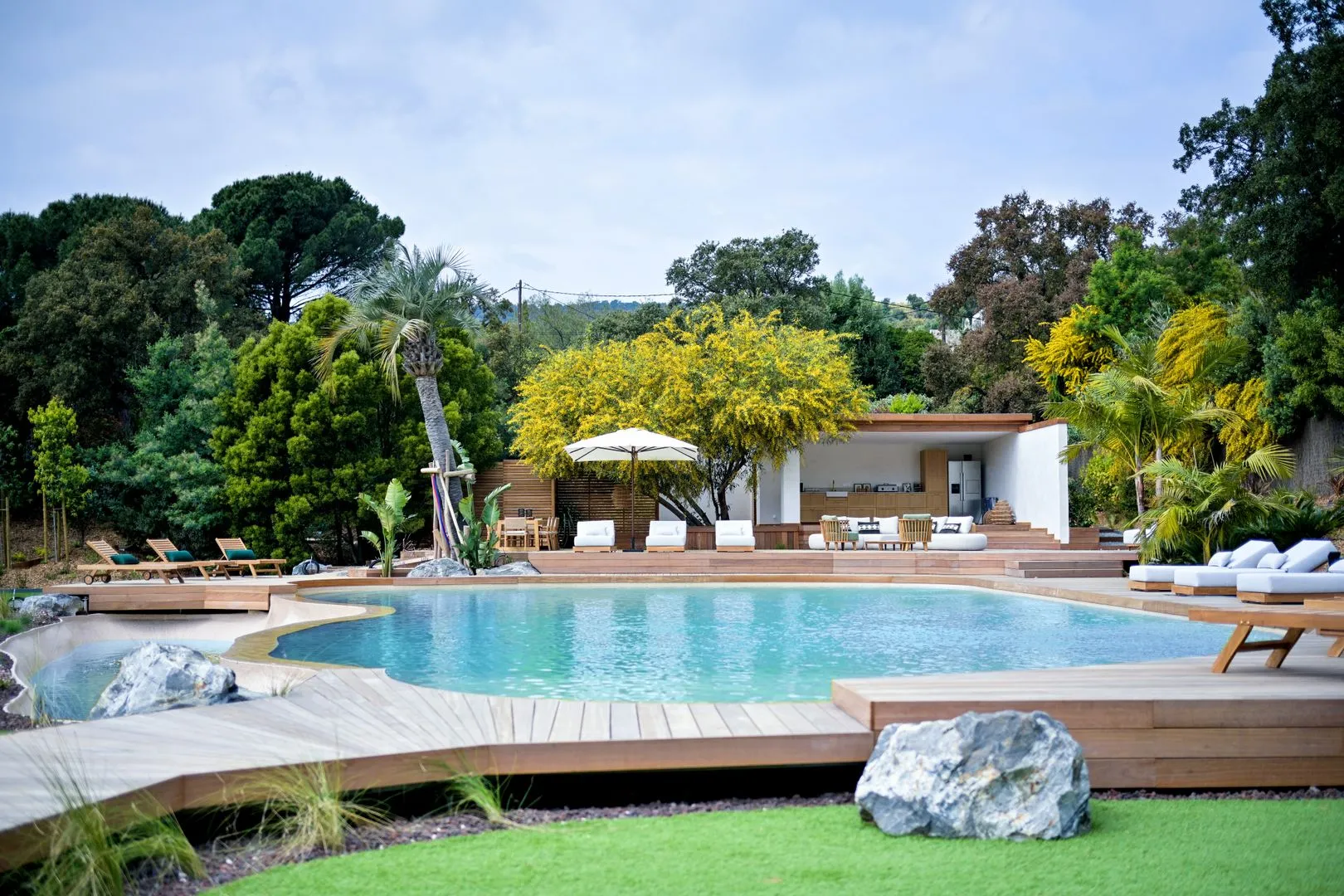 Terrasse Piscine Bois Le-Lavandou 01