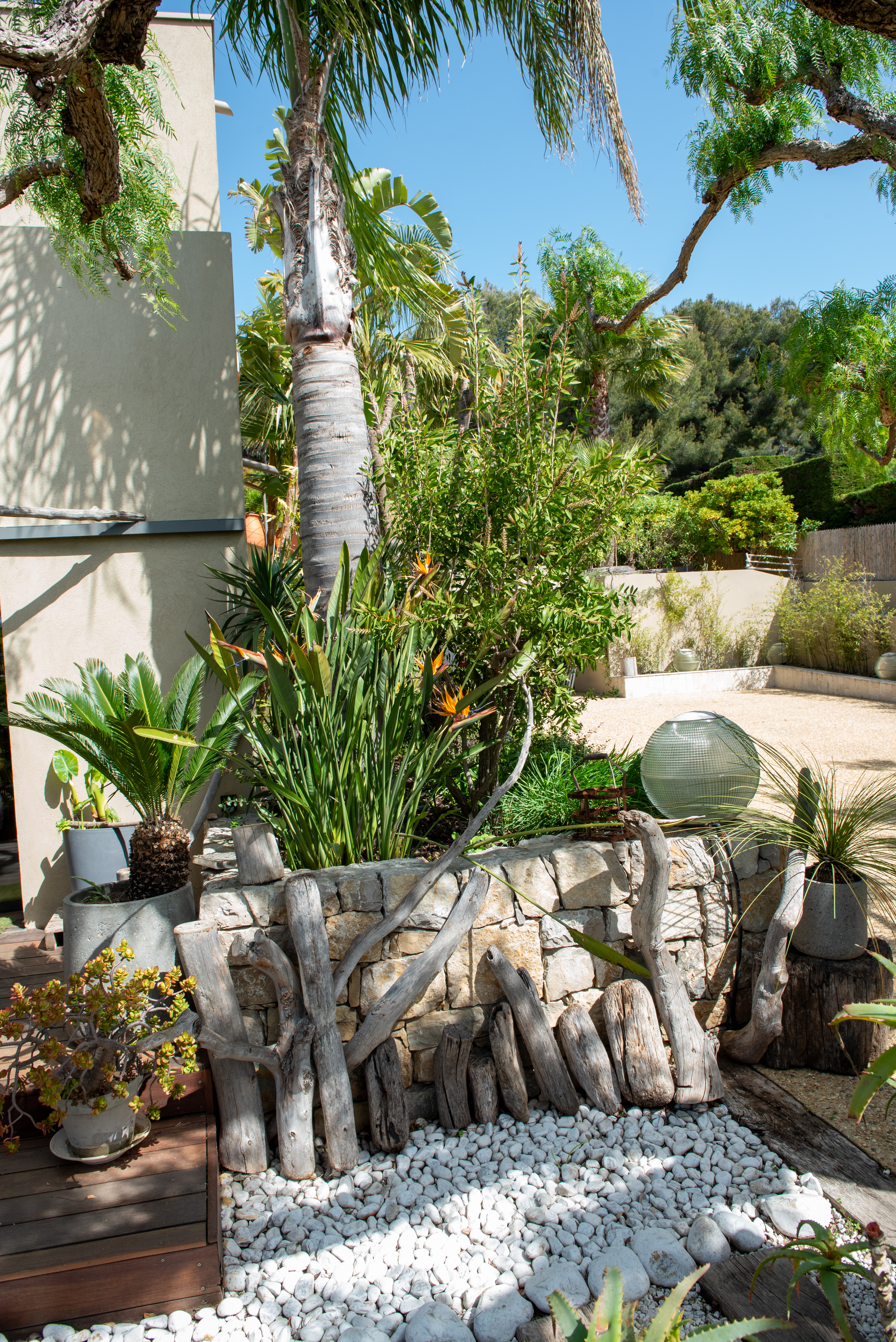 Aménagement paysager du jardin à Sanary-sur-Mer